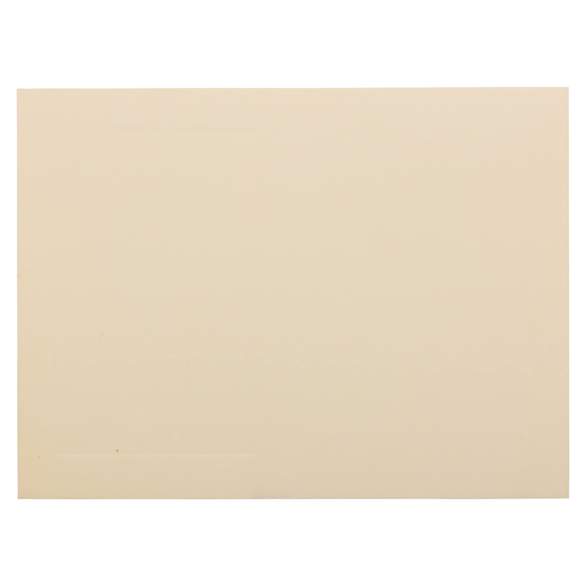 Strathmore A6 Ivory with Woven Panel Foldover Cards